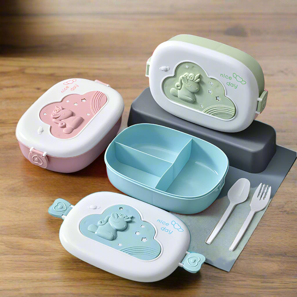 Süße Kinder Lunchbox – Mikrowellen- und auslaufsicher