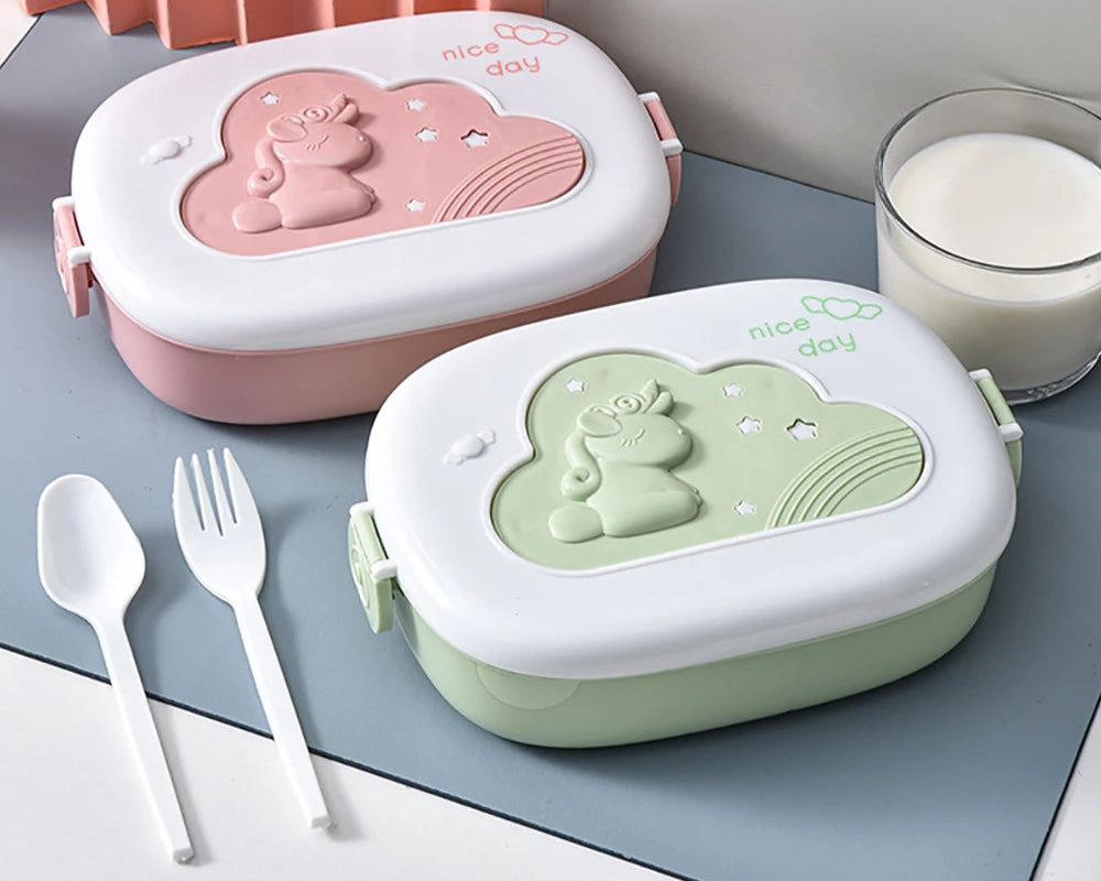 Süße Kinder Lunchbox – Mikrowellen- und auslaufsicher
