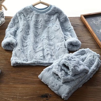 2-Teiler Jungs Kuschelset – Flauschig, Warm & Hautfreundlich