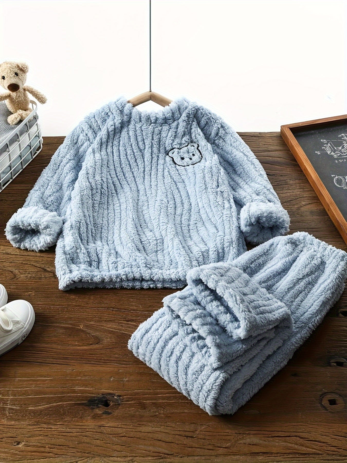 Kinder Herbst/Winter Fleece-Set – Warm & Bequem