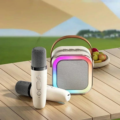 Tragbarer Bluetooth Karaoke-Lautsprecher