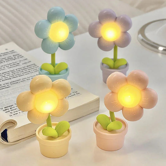 Mini LED Blumen Nachtlicht