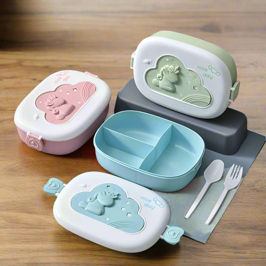 Süße Kinder Lunchbox – Mikrowellen- und auslaufsicher