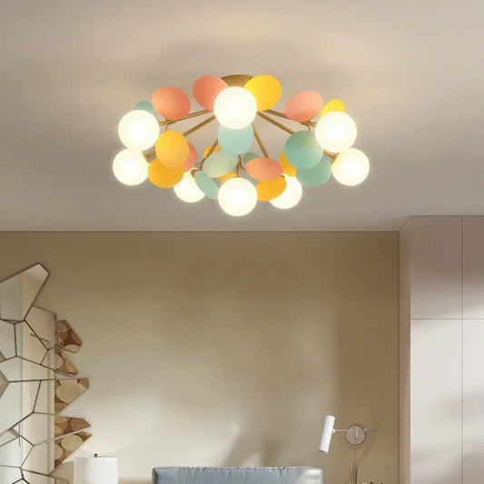 Moderne LED-Petalleuchter – Skandinavischer Stil für Kinderzimmer, Babyzimmer und Wohnzimmer