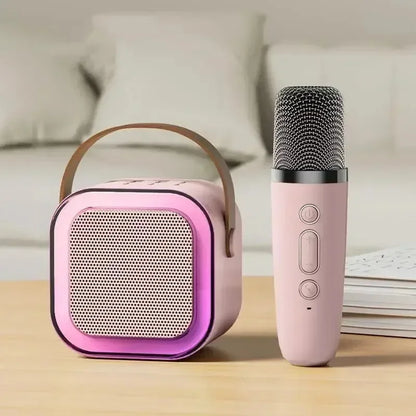Tragbarer Bluetooth Karaoke-Lautsprecher