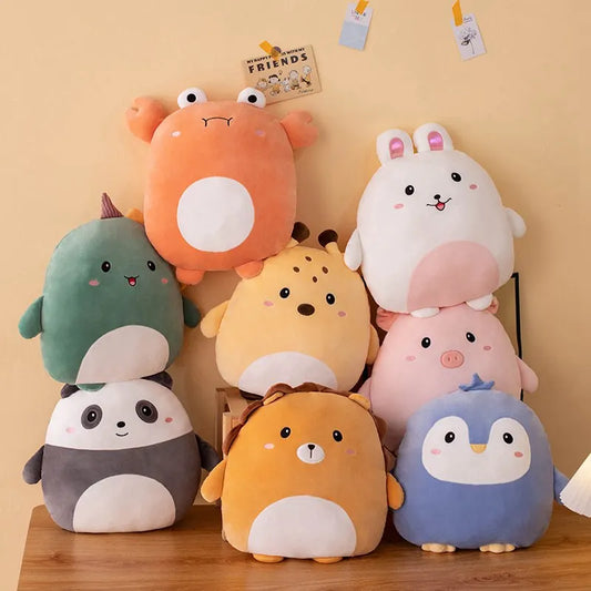 Kuscheliges 40 cm Zoo Plüschkissen – Pinguin, Panda & Co.!