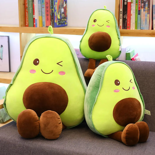 Plüsch Avocadokissen