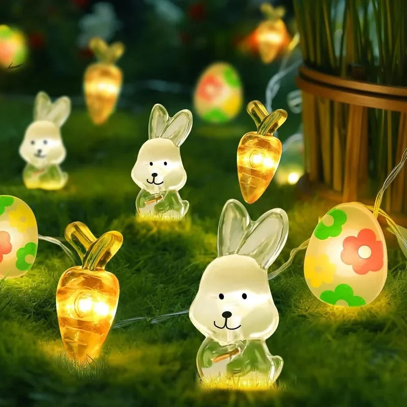 Ostern Party Licht Hasen LEDs Deko 2025