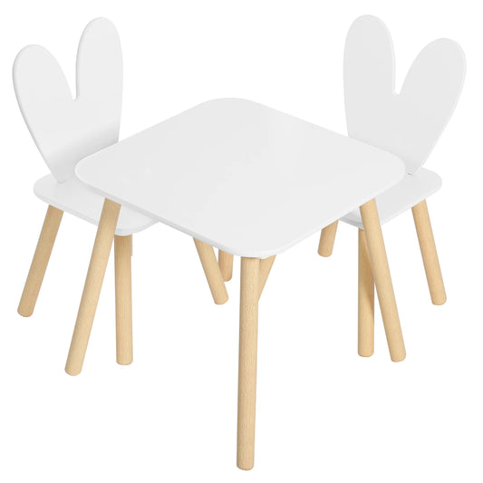 Kindertisch mit 2 Stühlen für Kinderzimmer