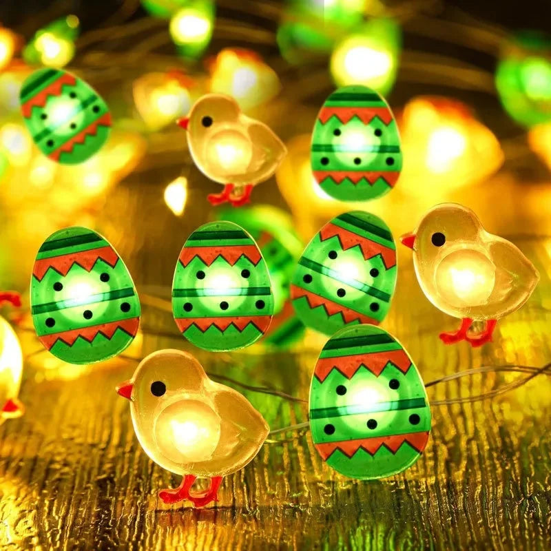 Ostern Party Licht Hasen LEDs Deko 2025