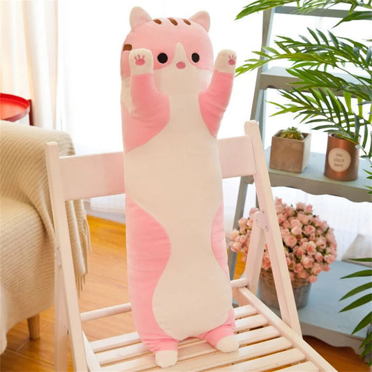 Kuschelkatze mit Kissenfunktion