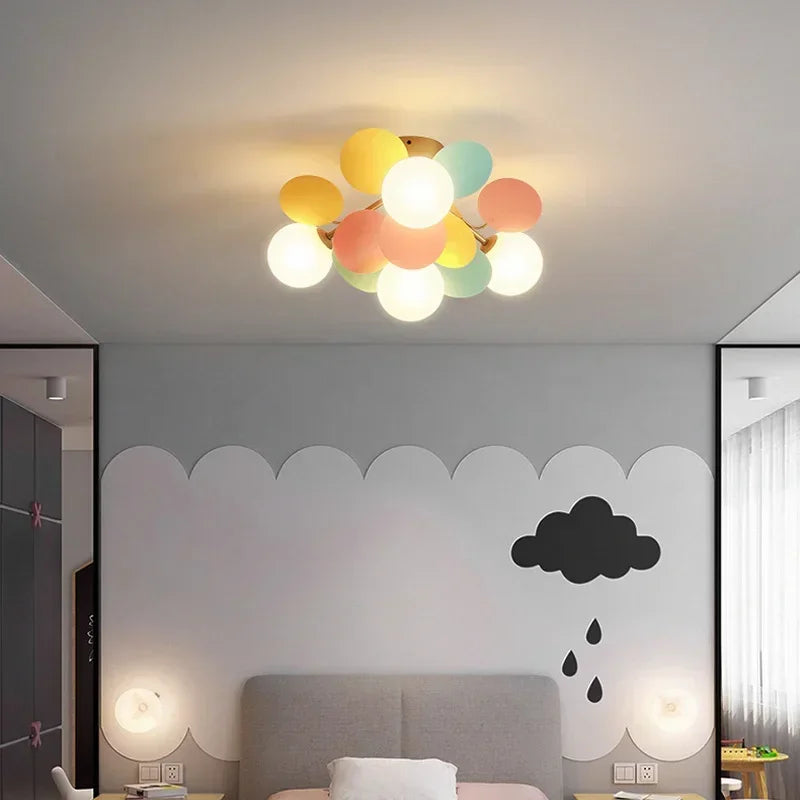 Moderne LED-Petalleuchter – Skandinavischer Stil für Kinderzimmer, Babyzimmer und Wohnzimmer