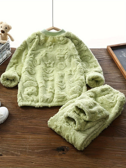 2-Teiler Jungs Kuschelset – Flauschig, Warm & Hautfreundlich