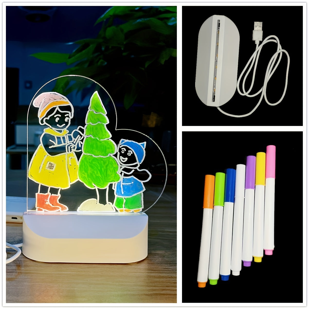 LED Maltafel in verschieden Formen